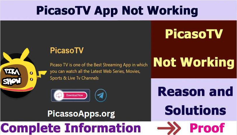 picasso app not working